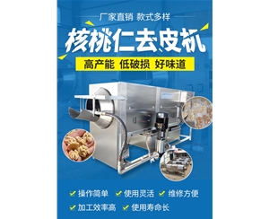 上門安裝 核桃仁去皮機(jī)