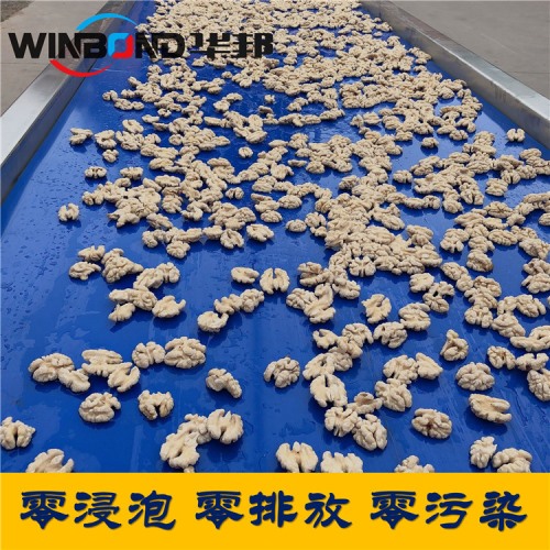 小型核桃仁去皮機 華邦核桃仁去皮設(shè)備廠家 破損率低